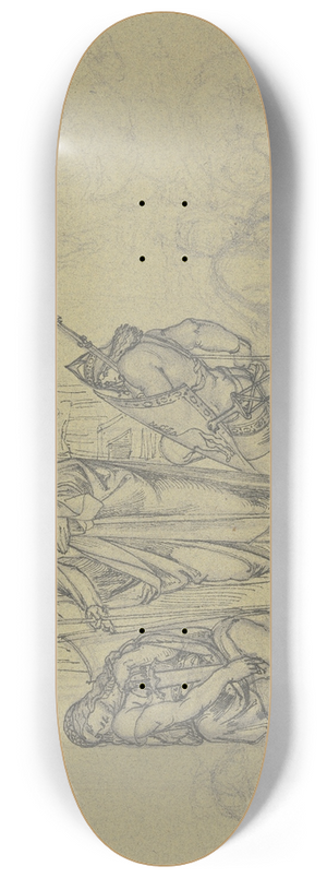 Ferdinand Fellner - Resurrection of Christ 8.25 inch art skate deck
