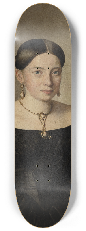 Ferdinand Georg Waldmller - Countess Dimitri Tatischeff 8.25 inch art skate deck