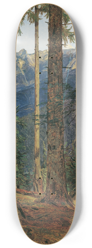 Ferdinand Georg Waldmller - Das Hllengebirge bei Ischl 8.25 inch art skate deck