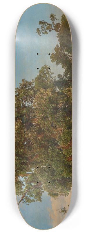 Ferdinand Georg Waldmller - Groe Praterlandschaft 8.25 inch art skate deck