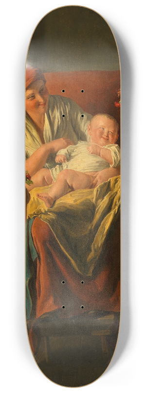 Ferdinand Georg Waldmller - Mutterglck 8.25 inch art skate deck