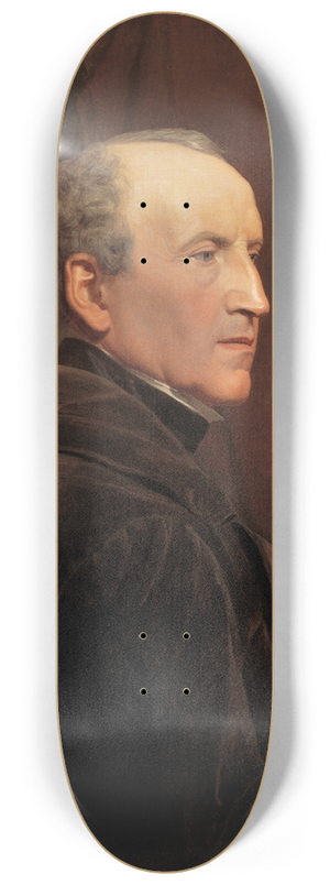 Ferdinand Georg Waldmller - Selbstportrt vor der Staffelei 8.25 inch art skate deck