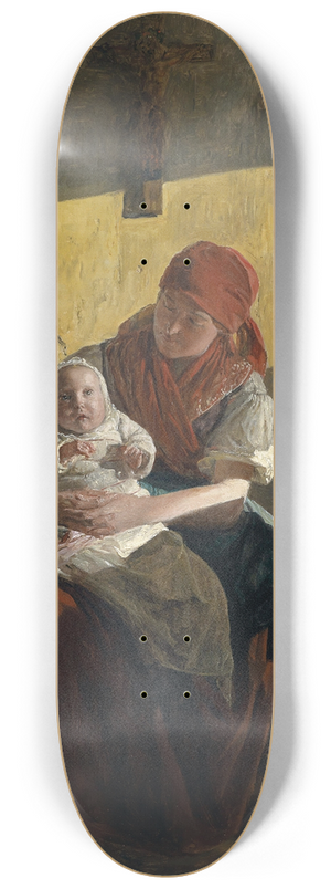 Ferdinand Georg Waldmller - Sonntagruhe 8.25 inch art skate deck