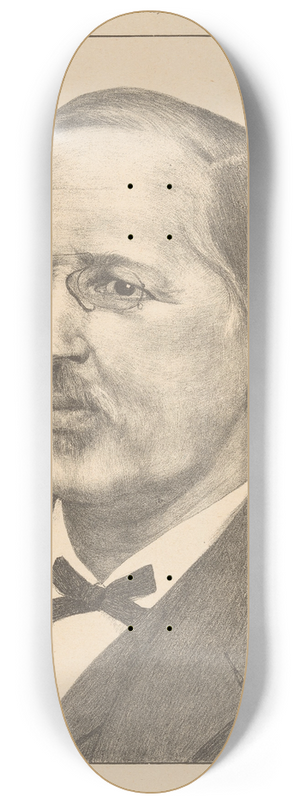 Ferdinand Hart Nibbrig - Portret van Hendrick Peter Godfried Quack 8.25 inch art skate deck