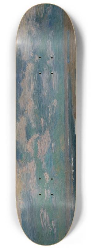 Ferdinand Katona - Landscape with Spring Clouds 8.25 inch art skate deck