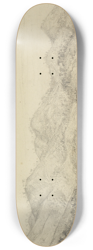 Ferdinand Keller - Ansicht Parahybapfad 8.25 inch art skate deck