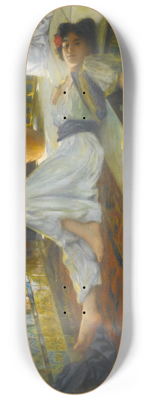 Ferdinand Max Bredt - Afternoon Repose 8.25 inch art skate deck