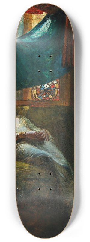 Ferdinand Max Bredt - Sleeping Odalisque 8.25 inch art skate deck