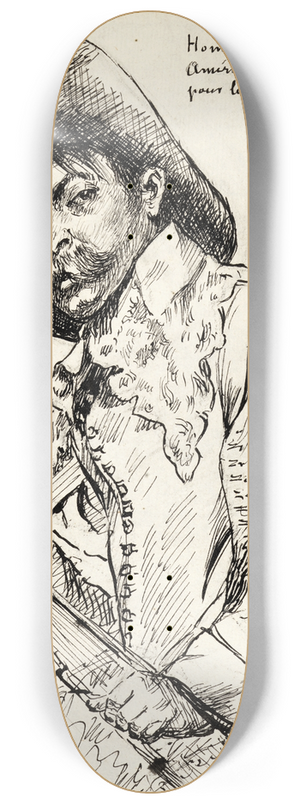 Ferdinand Roybet - The Drummer 8.25 inch art skate deck