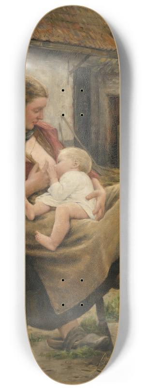 Ferdinand Willaert - La jeune maman 8.25 inch art skate deck