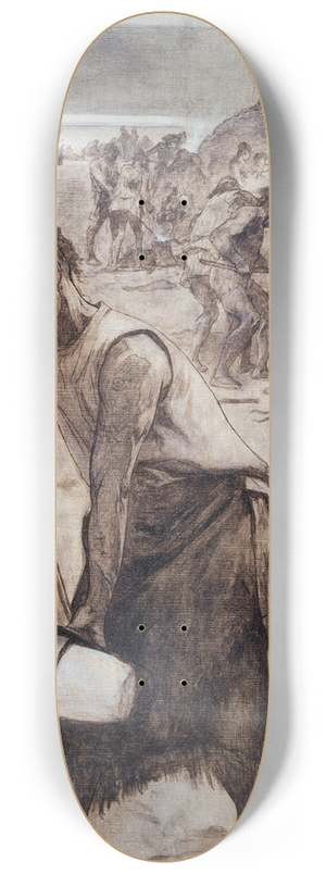 Fernand Cormon - Le bronze et le fer 8.25 inch art skate deck