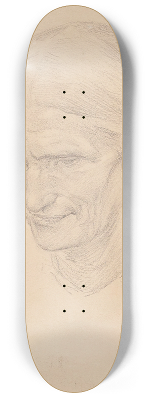 Fernand Cormon - Tte de vieille 8.25 inch art skate deck