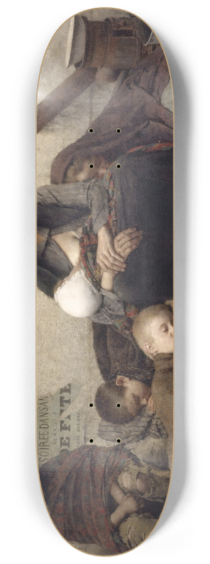 Fernand Pelez - Sans asile 8.25 inch art skate deck