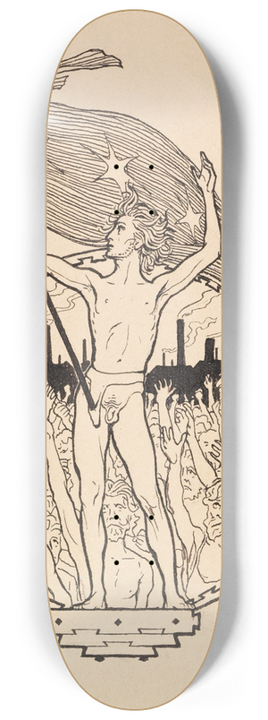 Fidus - Entwurfszeichnungen 8.25 inch art skate deck