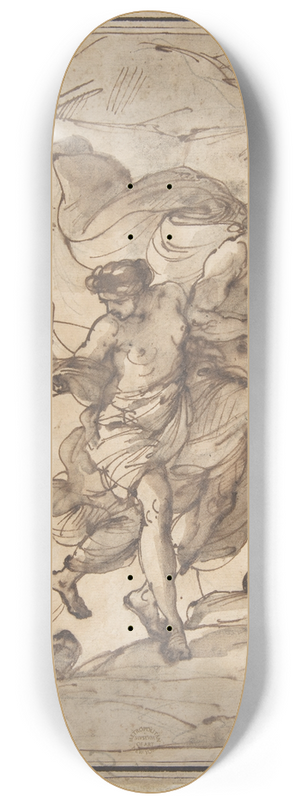 Filippo Pedrini - Orpheus and Eurydice 8.25 inch art skate deck