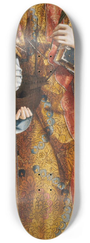 Frei Carlos - Saint Vincent, Patron Saint of Lisbon 8.25 inch art skate deck