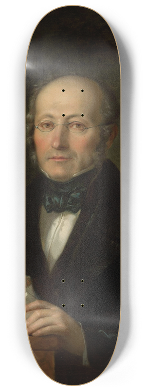 Aleksander Lesser - Portrait of the artists father, Levy Lesser 8.25 inch art skate deck Aleksander Lesser - Portrait of the artists father, Levy Lesser 8.25 inch art skate deck