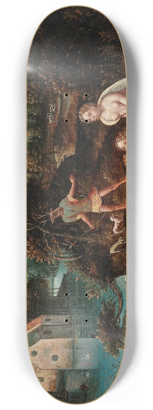 Flemish School - Diana and Actaion 8.25 inch art skate deck