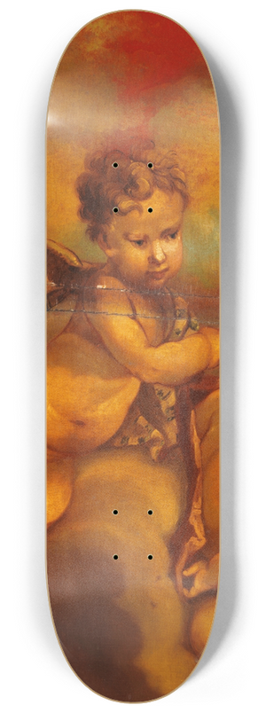 French School - Deux gnies 8.25 inch art skate deck
