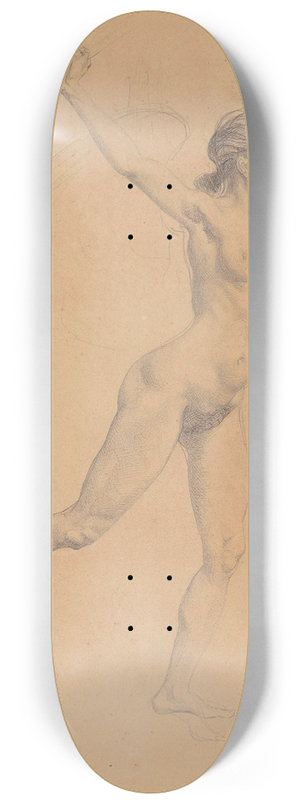 Flix Bracquemond - Etude de femme 8.25 inch art skate deck