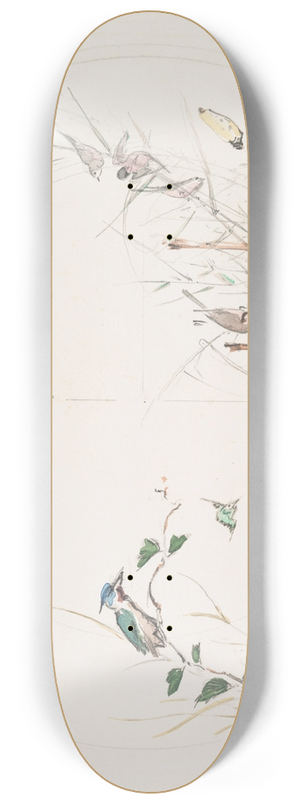 Flix Bracquemond - Le calme. 8.25 inch art skate deck