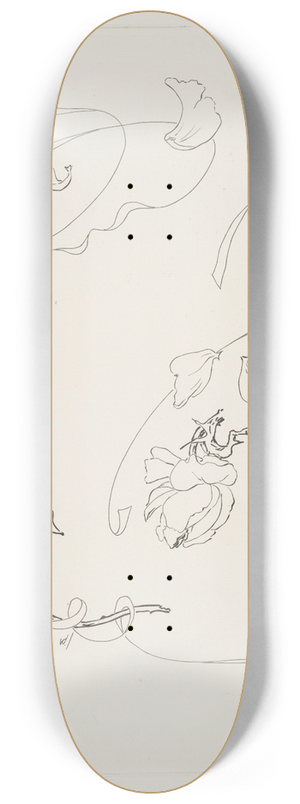 Flix Bracquemond - Plateau de la soupire ronde. 8.25 inch art skate deck