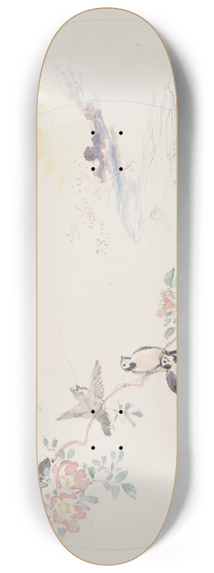 Flix Bracquemond - Soleil levant 8.25 inch art skate deck