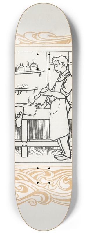 Flix Vallotton - LAmeublement 8.25 inch art skate deck