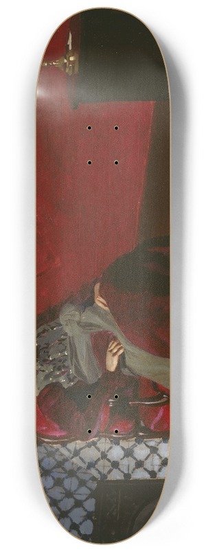 Flix Vallotton - The Red Room, Etretat 8.25 inch art skate deck