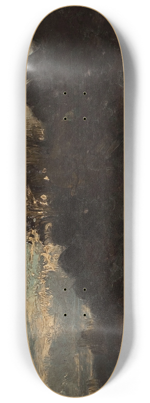 Flix Ziem - Barbizon, le soir 8.25 inch art skate deck