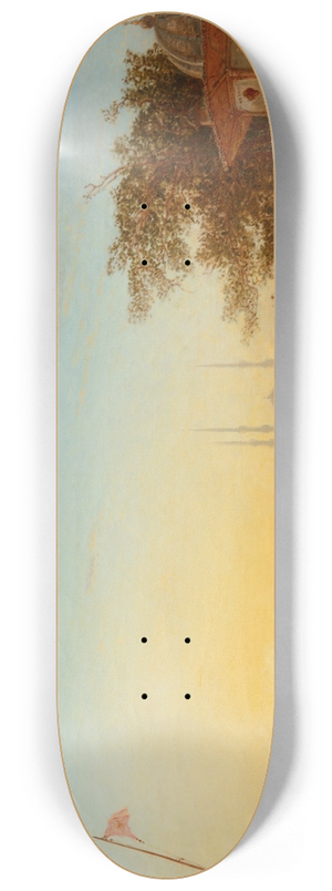 Flix Ziem - Caicos in front of Saint Sophia 8.25 inch art skate deck