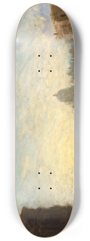 Flix Ziem - La Salute, effet de matin 8.25 inch art skate deck