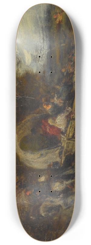 Flix Ziem - Le chariot 8.25 inch art skate deck