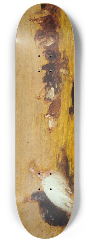 Flix Ziem - Les dindons 8.25 inch art skate deck