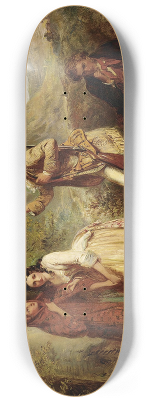 Abraham Solomon - The Valour Of Love 8.25 inch art skate deck