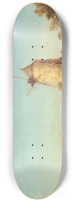 Flix Ziem - Moulin De Saint-Mitre, Prs De Martigues 8.25 inch art skate deck