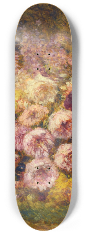 Flix Ziem - Pivoines 8.25 inch art skate deck