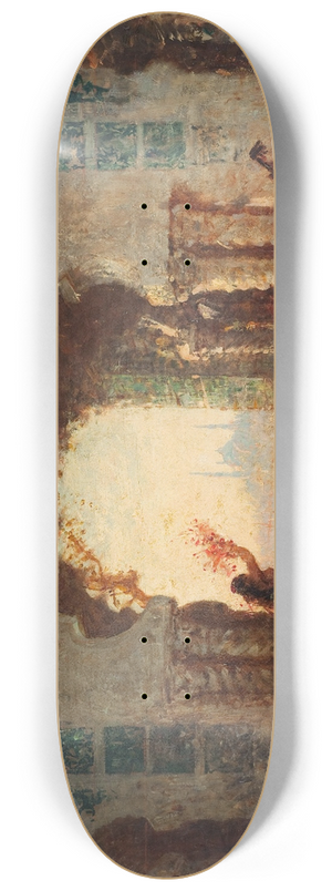 Flix Ziem - Srail  Constantinople, la danse de lalme 8.25 inch art skate deck