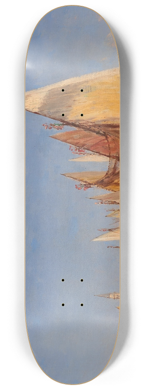 Flix Ziem - Vue de Venise avec San Giorgio Maggiore 8.25 inch art skate deck