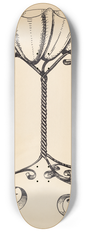 Florence Huston - Baptismal Font 8.25 inch art skate deck