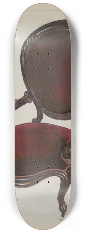 Florence Truelson - Queen Anne Chair 8.25 inch art skate deck