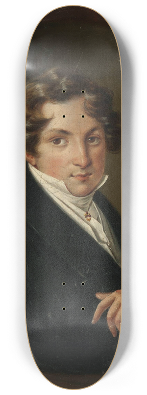 Aleksander Ludwik Molinari - Portrait of Wadysaw Brunwej 8.25 inch art skate deck Aleksander Ludwik Molinari - Portrait of Wadysaw Brunwej 8.25 inch art skate deck