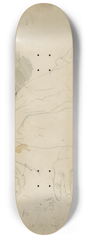 Floris Verster - Farmer, face and profile 8.25 inch art skate deck