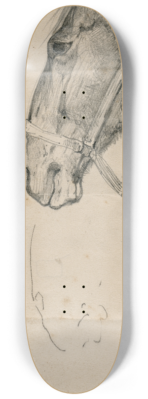 Floris Verster - Horses head 8.25 inch art skate deck