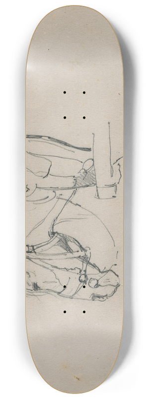 Floris Verster - Horse with harnes 8.25 inch art skate deck