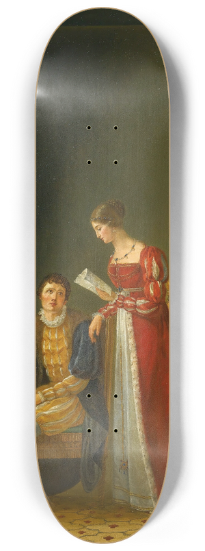 French School - The Letter 8.25 inch art skate deck