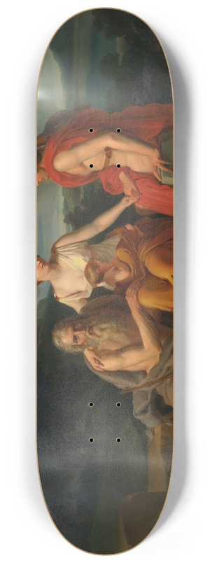 French School - The Three Ages Of Man 8.25 inch art skate deck