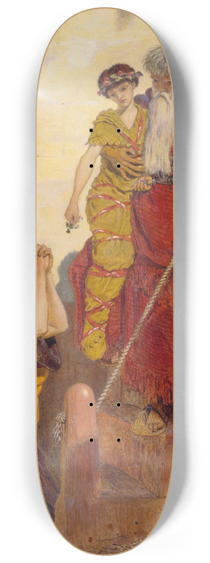 Ford Madox Brown - Elijah And The Widows Son 8.25 inch art skate deck
