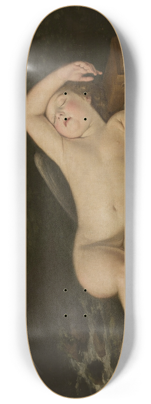 Francesco Albani - Sleeping Eros 8.25 inch art skate deck