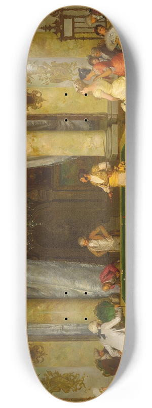 Francesco Beda - A Game Of Billiards 8.25 inch art skate deck
